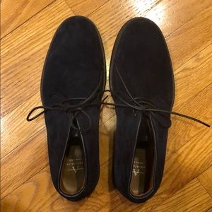 Men’s Aquaitalia Blue Chukka Suede Shoes